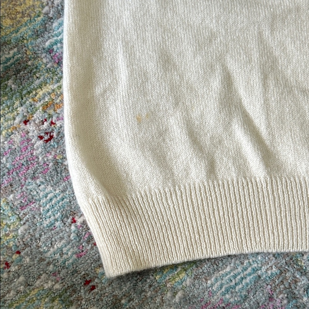 J. McLaughlin Cashmere Ruffled Sweater - Picture 2 of 4